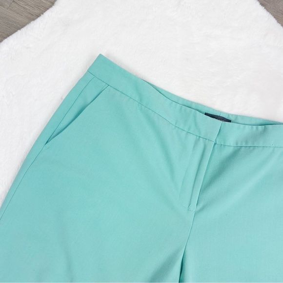 Vince Camuto Flat Front Trousers Straight Leg Pants Seafoam Green 12 - Picture 4 of 10